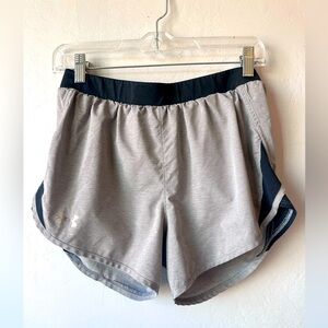 Under Armour Grey and Black  Running Shorts Size Small
